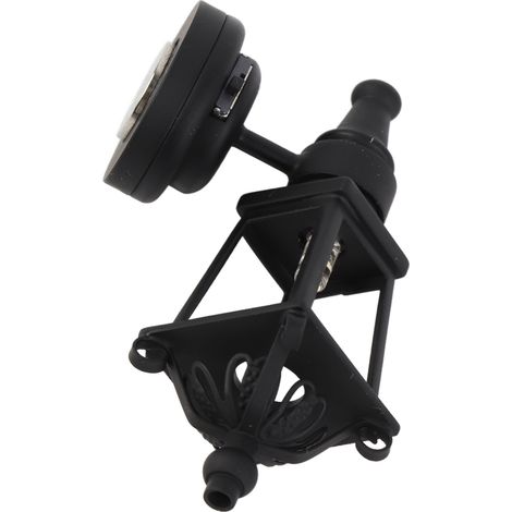Lampe murale LED miniature en métal noir, échelle 1:12, pour maison de poupée. Décoration à monter soi-même. (1/5)