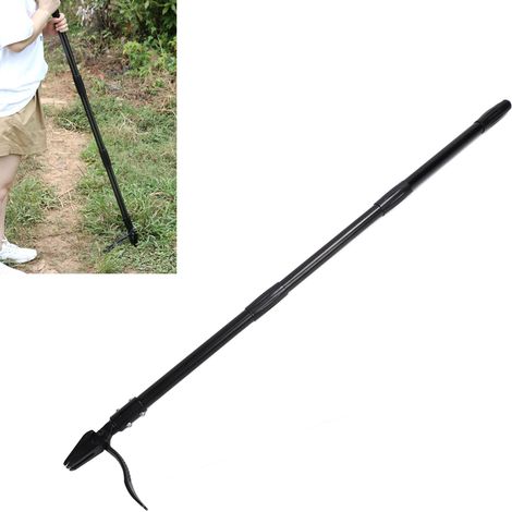 Désherbeur, désherbeur debout sans flexion, arracheur de mauvaises herbes, arrache-racines, outil de jardinage manuel, trois sections (1/5)