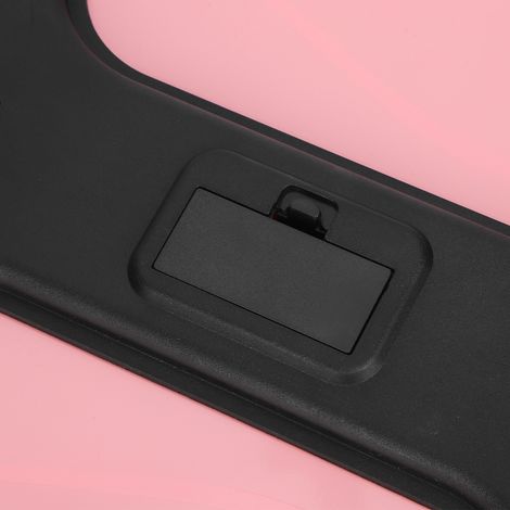 Balance électronique numérique 180 kg 400 lb avec écran LCD rétroéclairé, ultra-mince et allumage automatique (rose) (1/5)