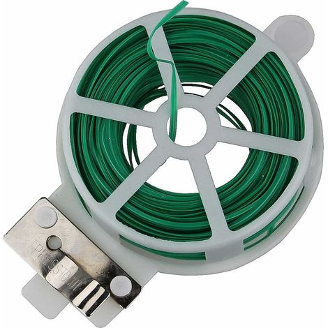 Fil de ligature de 30 m, fil de jardin, fil vert, fil floral, fil de bobinage, fil pour plantes (1/5)
