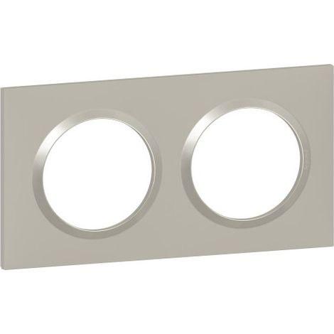 Legrand 600822 Placca quadrata Dooxie a pennino, 2 posti