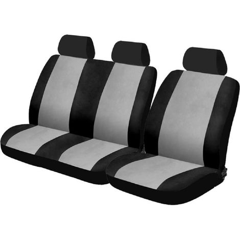 Set de housses compatible avec banquette AV - 6pcs gris
