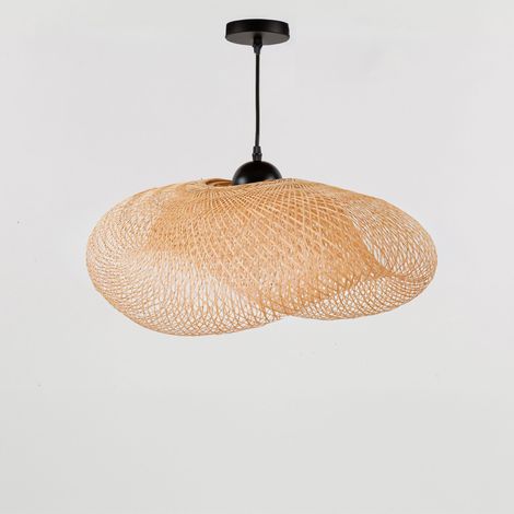 Lámpara colgante de bambú natural D60 cm - Anya