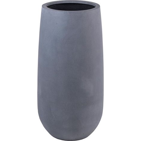 Pot de fleurs Idaho Gris en forme de sphère, Résistant au Gel et UV pour Jardin et Terrasse - PANGIVO