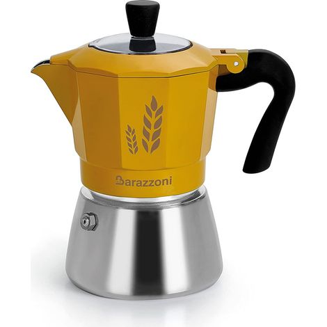 Orziera 2 Tasses, Chaudière bimétal : acier extérieur+aluminium intérieur pour un café d'orge, Gaz (1/5)