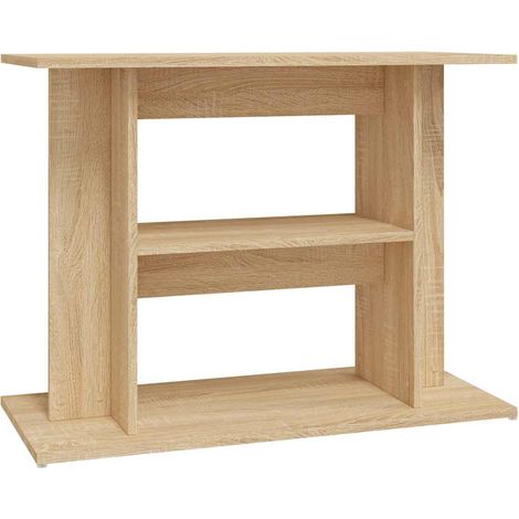 Aquariumständer Sonoma Eiche 80x35x60cm aus Holzwerkstoff