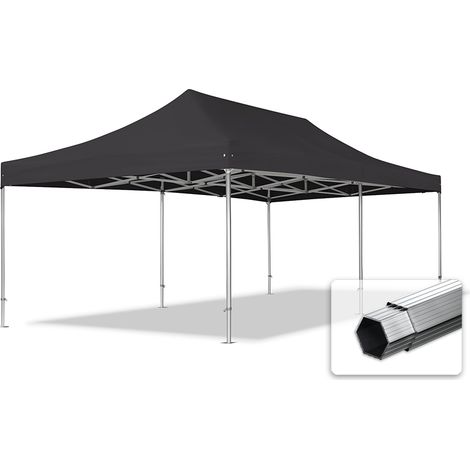 4x8 m Faltpavillon PROFESSIONAL Alu 50mm, schwarz