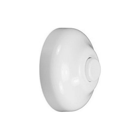 ROSONE FILETTATO E PULSANTE SCARICO PER CASSETTE INCASSO- Bianco- PUCCI- pezzi 1