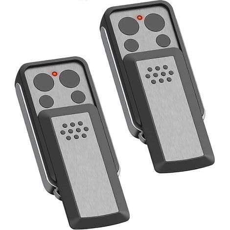 Télécommande AVIDSEN pour porte de garage et portail motorisé, 7,5 x 4 x 2 cm, ABS et métal. (1/5)