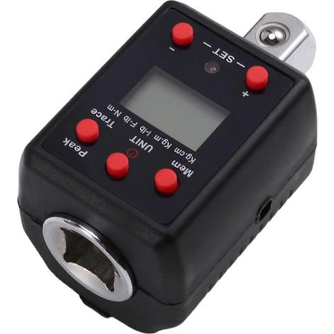Digitaler Drehmomentschlüssel-Adapter – 1/4, 3/8, 1/2, 3/4 Zoll Antrieb, 2–200 Nm, duale Messung (ft-lb/Nm), mit Trace-Modi (1/5)