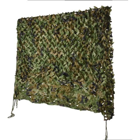 Filet de camouflage décoratif, filet de camouflage, housse de protection de voiture, adapté au jardin, au camping,décoration de chasse (400500CM) (1/5)