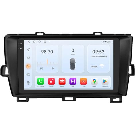 Autoradio, Lecteur Multimédia, Compatible avec Toyota Prius XW30 2009-2015, QS6 AHDC2 (1/2)