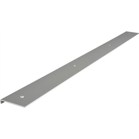 ALUMIS Arbeitplatten-Abschlussprofil Anschrauben 630 mm Alu Silber eloxiert