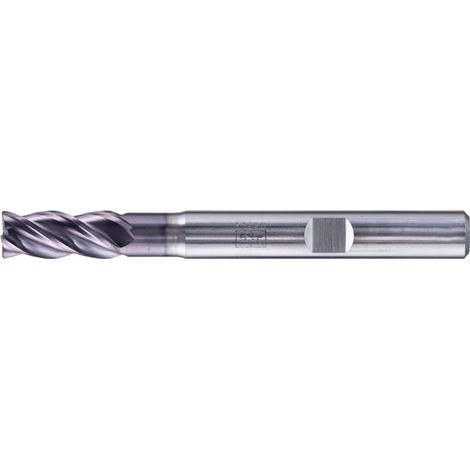 PFERD VHM Eckfräser lang 4 Schneiden Ø 6 mm 45° Fase TiAlN Schaft HB Universal Line Schruppen Schlichten Nuten (1/5)