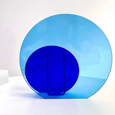 Vase à fleurs minimaliste nordique, composition florale digne d'Instagram, décoration de salon, ornement de bureau, vase à fleurs séchées en acrylique coloré, différentes tailles et formes rondes. (1/5)
