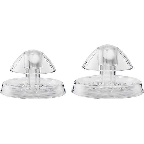 Set mit 2 transparenten Kunststoff-Schneckenfallen für Aquarien oder Terrarien. – 8 x 5 cm – Transparent (1/4)