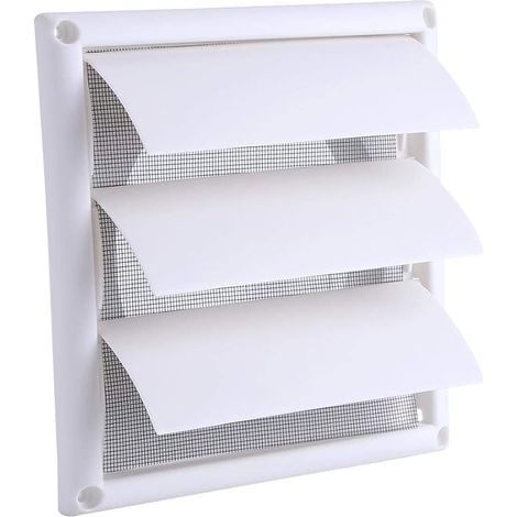 Ventilation Lids, Dryer Ventilation Cover for Outdoor Practical and Durable Ventilation Louver, Diffuser Ventilation Duct Cover (20 x 20 cm) (1/4)