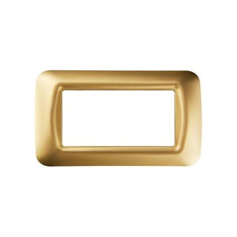 PLAQUE 4 POS.VIEIL OR TOP SYSTEM GEWISS GW22664