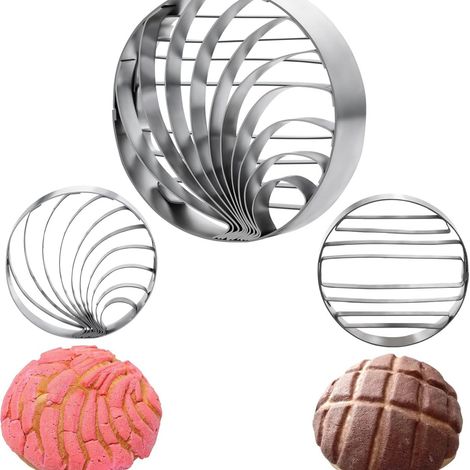 Broodvorm - Concha Mold - Acero Inoxidable - Para Pan Dulce Mexicano - 2 Unidades (1/5)