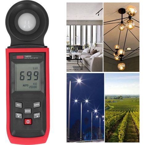 luxmètre numérique TA8123, luxmètre de haute précision