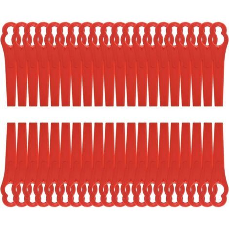 Lame Coupe Bordure Lames en Plastique de Rechange 8,3cm pour Jardin et Pelouse Coupe Bordures Grass Trimmer (120 Pcs) (1/4)