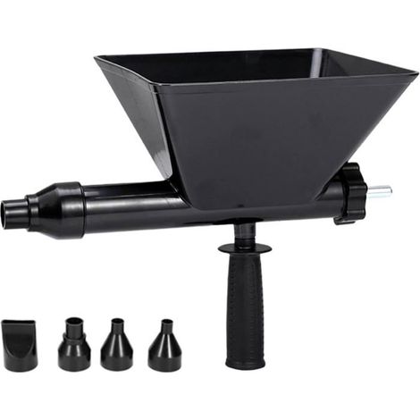 Pistolet à calfeutrer électrique - pistolet ciment portable avec 4 buses, trémie 21×20,3 cm (1/5)