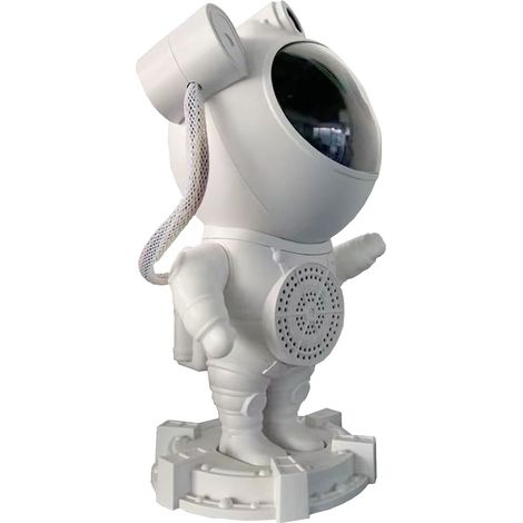 Projecteur d'étoiles astronaute lumineux, amusant et coloré, avec Bluetooth intégré et bruit blanc, idéal pour la chambre, la salle de jeux et la décoration (3 W). (1/5)