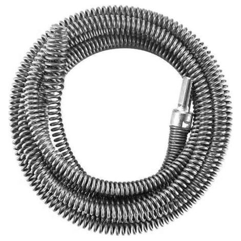 Spirale de nettoyage de drain 4M x 10mm spirale de nettoyage de drain tuyau de drainage nettoyage de tuyau de drainage spirale de nettoyage de tuyau spirale de nettoyage de tuyau spirale spirale de dr (1/5)