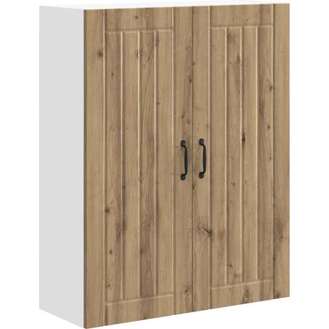 Maison Exclusive - Armario de Pared LUCCA Roble Artesanal 80 x 31