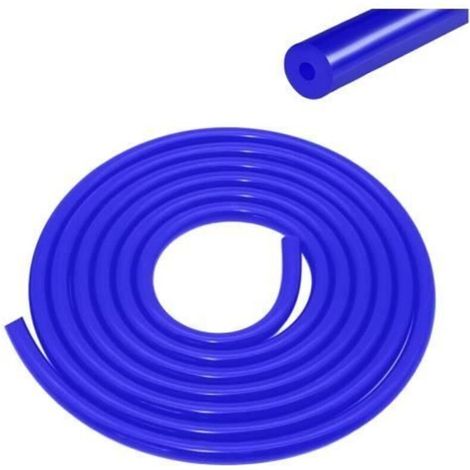 Tuyau En Silicone Durite De Depression Tuyau à Vide En Silicone 5 m DiamèTre IntéRieur 3 mm Bleu Convient à Toutes Les Pompes à Air (1/4)