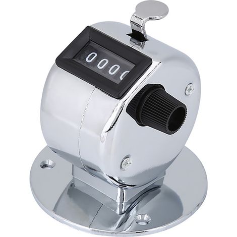 Mini compteur manuel en métal à 4 chiffres pour jeux sportifs et golf (1/5)