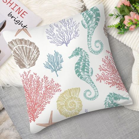 Housse de coussin triton vintage, mythologie (1/5)