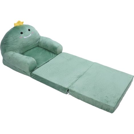 Canapé-lit pliable pour enfants, motif dinosaure mignon et confortable, idéal pour les tout-petits et les chambres d'enfants. 3 niveaux. (1/5)