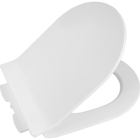 Abattant WC IMOGEN, SLIM, Soft Close, blanc (1/4)
