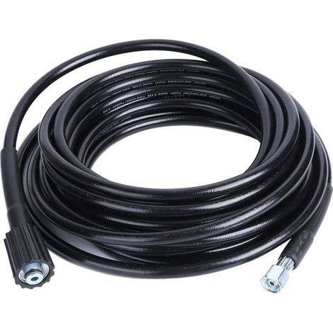 Manguera para hidrolavadora de alta presión, rosca M14xM22, 10 m, para uso industrial en talleres de limpieza de automóviles.