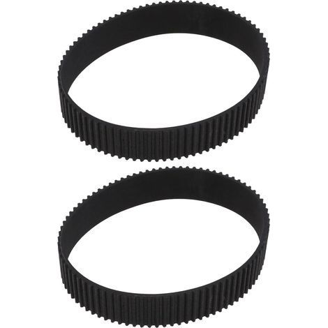 2X HTD 252-3M-18 Closed Loop Rubber Synchronous Belts 84 Teeth Timing Belts 3mm Pitch 18mm Width Conveyor Drive Belts Black (1/5)