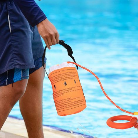 Wasserrettungssack zum Werfen, reflektierendes Schwimm- und tragbares Wurfseil für Kajak-/Bootstouren im Freien (1/5)