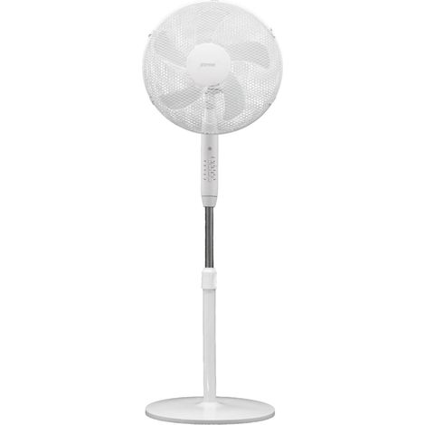 Zephir Standventilator Rapid40 - 5 Rotorblätter 40 cm, 45 W, 3 Geschwindigkeiten, Oszillierend, Weiß