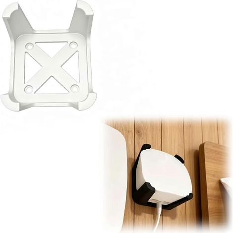 Support mural/plafond blanc compatible routeur Wi-Fi Mesh Eero 2e génération visserie incluse