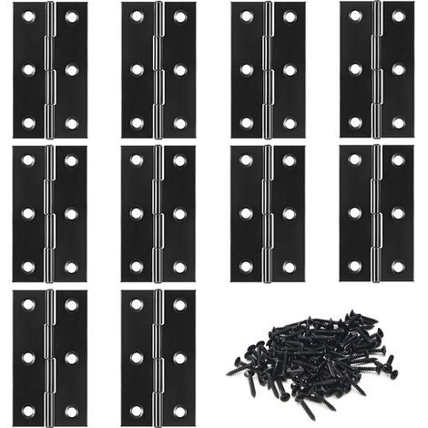 Cerniere per porte in legno, cerniere per porte in acciaio inossidabile, piccole cerniere in acciaio inossidabile, per porte, armadi, finestre, scatole per gioielli in legno, cassette degli attrezzi,  (1/5)