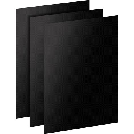 Tapis de Cuisson Barbecue, Feuilles de BBQ 40x33 cm, Set de 3 Grille BBQ Mats, Papier Barbecue Anti-Adhérent Réutilisable Nettoyable, Extérieur pour Fours Assistés/Charbon/Gaz/Grill électrique (1/5)