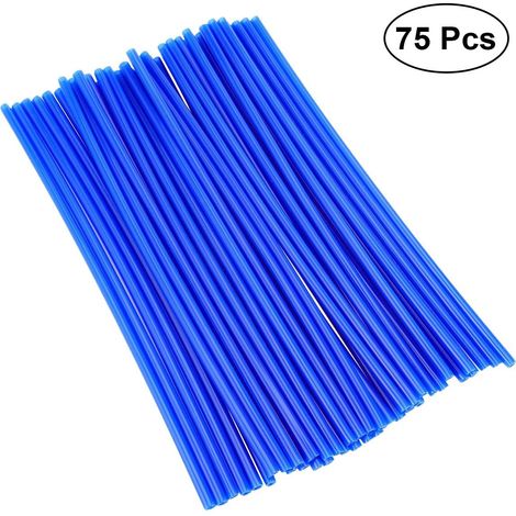 Protezioni per raggi da bicicletta, coperture per raggi da motocross (blu) 72 pezzi