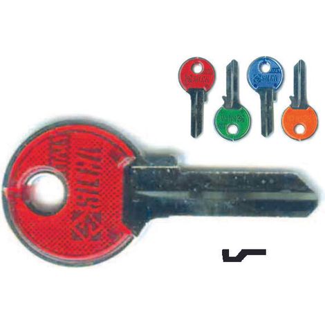 Chiavi per cilindri viro 5 spine piccole vi086sl - vi086sl dx slim fluo colori assortiti