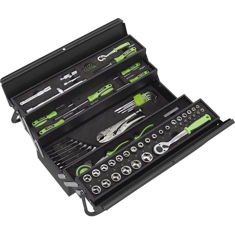 Sealey S01216 Siegen Cantilever Toolbox with Tool Kit 86pc (1/5)