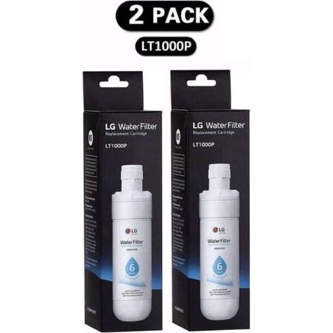 Lot de 2 filtres (LT1000P) Réfrigérateur, filtre à eau du réfrigérateur.. (1/3)