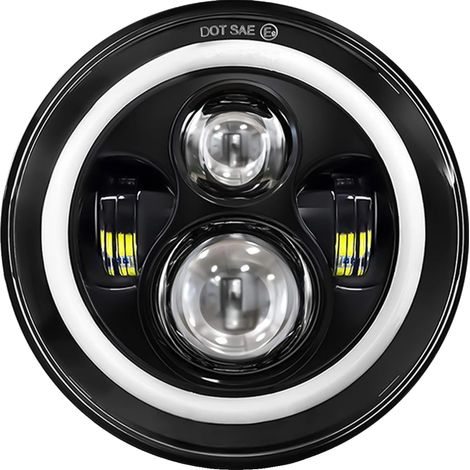 Faro delantero, luz blanca súper pura, diseño impermeable, 1 unidad (1/2)