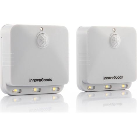 Set 2 uni luz led c/sensor movimiento. innovagoods (1/5)