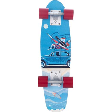 Signes Grimalt Wall Adorno Skate Metal Plates Plaque métallique bleue - 55x17x6cm (1/3)