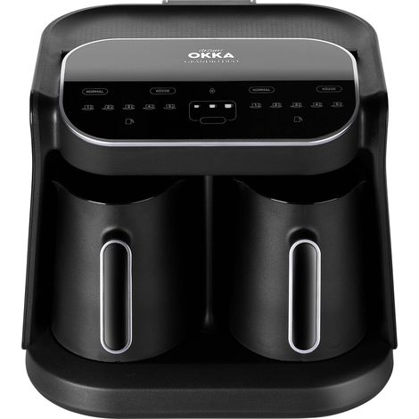 arzum Okka Grandio Duo Cafetière moka noir-chrome Nombre de tasse=10 écran (1/5)