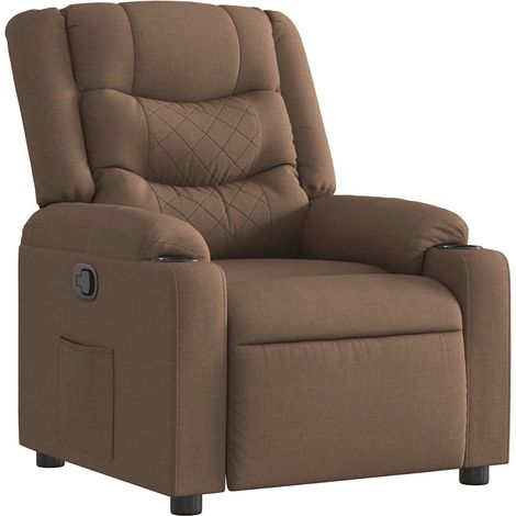 Maison Exclusive - Relaxsessel Braun Stoff